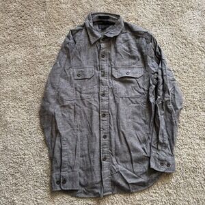 Pendleton Burnside Flannel Charcoal Gray Men's Medium Long Sleeve Shirt